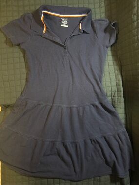 French Toast Girls Navy Polo Dress